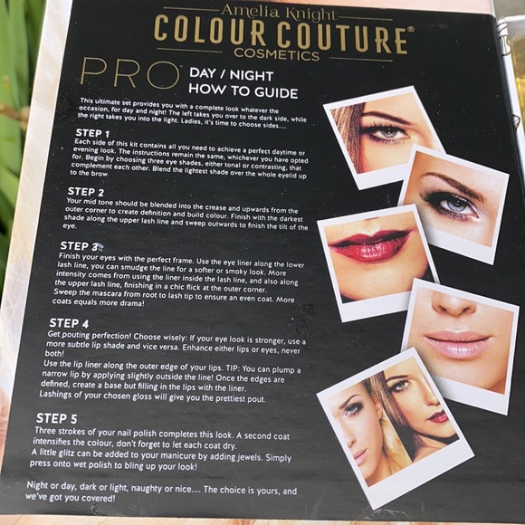 Amelia Knight Colour Couture Pro Cosmetics Makeup Kit Day and Night Gift Set - Picture 7 of 9